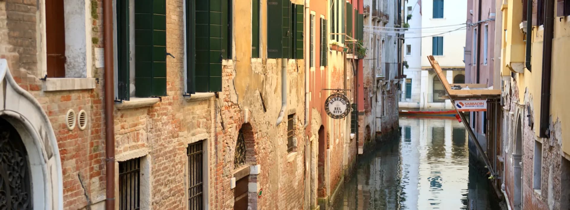 A canal in Venice, Italy