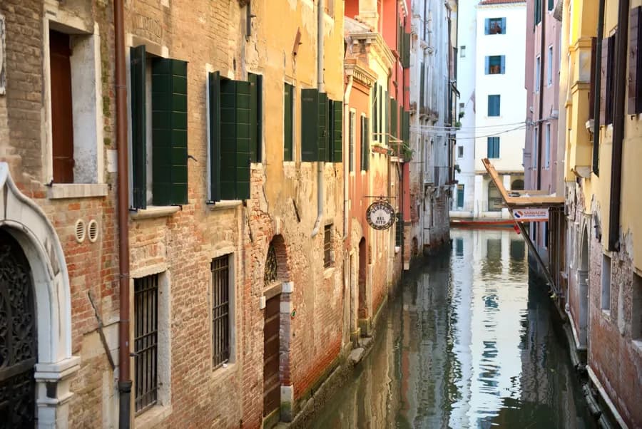 A canal in Venice, Italy
