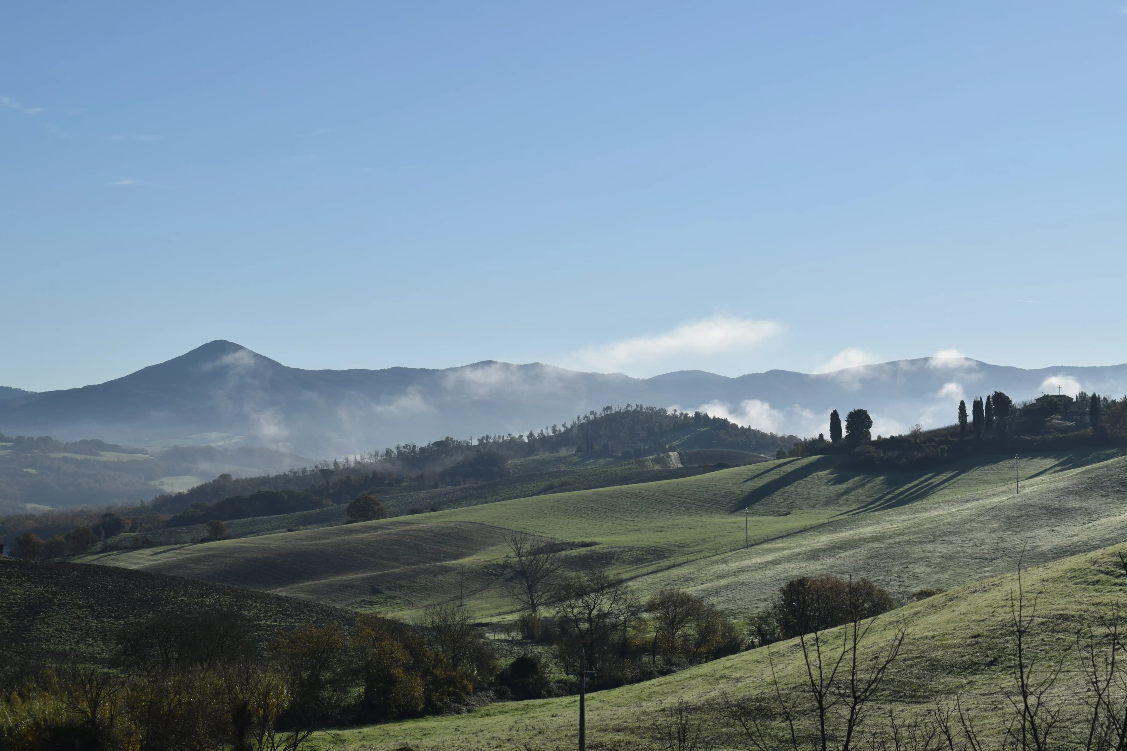 the Tuscan countryside in Italy