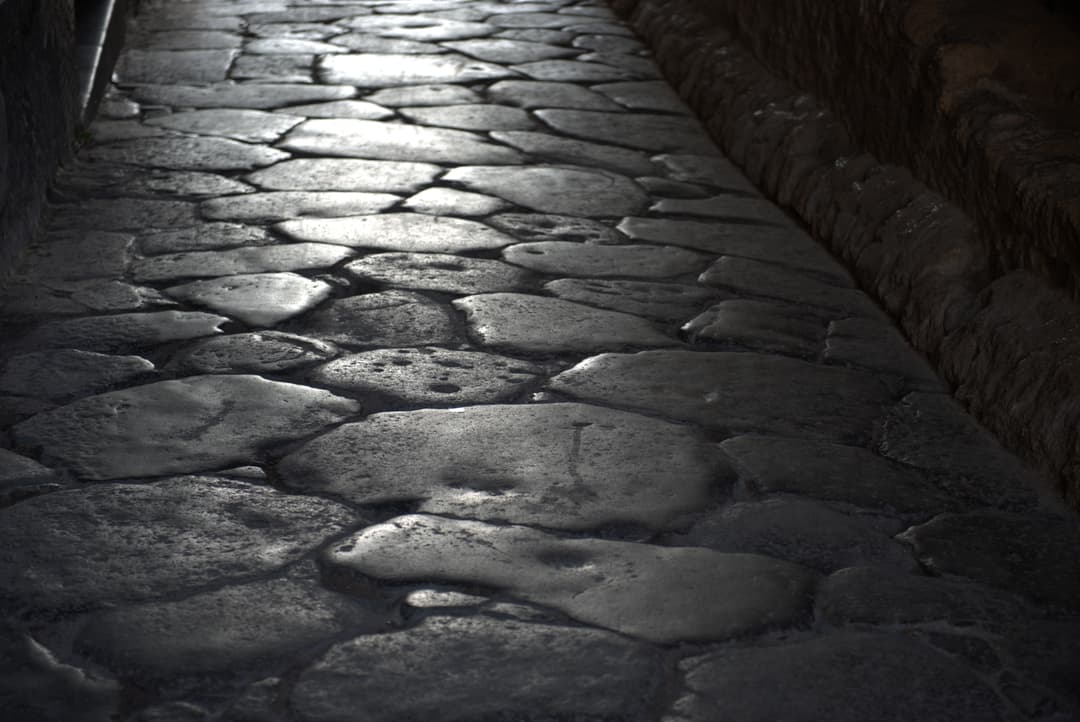 roman coble stone street